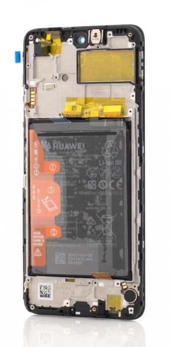 LCD Huawei P Smart 2021, Negru, Service Pack