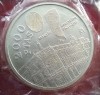 (A21) MONEDA DIN ARGINT SPANIA - 2000 PESETAS 1994, REUNIUNEA FMI DE LA MADRID, STARE UNC, Europa