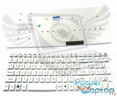 Tastatura Laptop Acer Aspire E5 571 alba foto