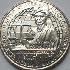 25 cents / quarter dollar 2023 USA, Eleanor Roosevelt, Women Quarter Prog. P/D