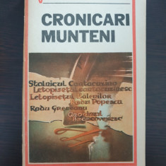 CRONICARI MUNTENI