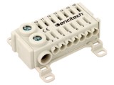 Bloc de Distribuție Gri cu 16 Borne TS35