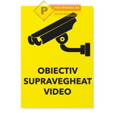 Indicator pentru semnalizare obiectiv supravegheat video foto