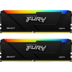 Memorii Kingston FURY Beast RGB 32GB(2x16GB) DDR4 3600MHz CL18 Dual Channel Kit