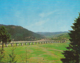 CPI B 11977 CARTE POSTALA - BICAZ (JUD. NEAMT). VIADUCTUL DE LA POIANA TEIULUI, Necirculata, Fotografie