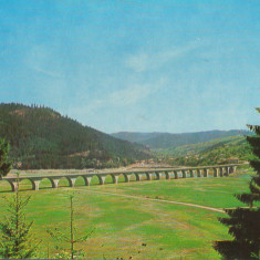 CPI B 11977 CARTE POSTALA - BICAZ (JUD. NEAMT). VIADUCTUL DE LA POIANA TEIULUI