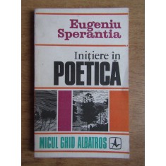 Eugeniu Sperantia - Initiere in poetica
