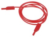 Cablu de măsurare 10A cu mufă banană 2mm, 2 capete