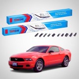 Cumpara ieftin Ștergătoare Ford Mustang S197 Facelift Coupe 2009-2014 | Set Față Flat Premium &ndash; TeamCar&reg;