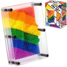 Tobar Pin art curcubeu - Jucarie Educativa pentru copii foto