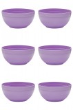 Set boluri, 6 piese, 2.5 l, Plastic, Mov