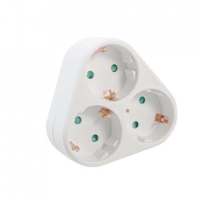 TRIPLU STECHER SPACER SCHUKO 16A foto