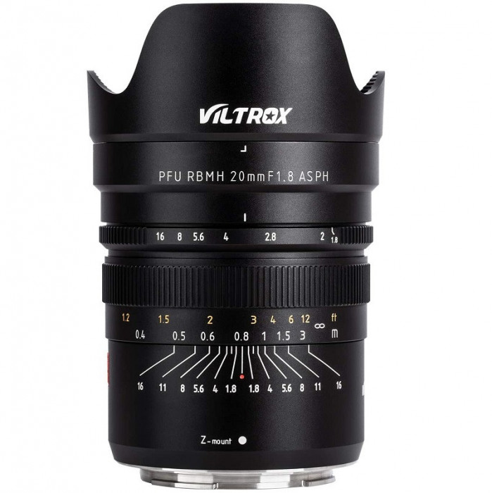 Obiectiv Manual VILTROX 20mm F1.8 ASPH Wide-Angle - Full Frame