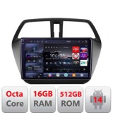 Navigatie Suzuki S-Cross 2013-2020 Edotec Kit-337 8 core QLED 2K 16+512 360 Android Waze USB Navigatie Internet Youtube Radio CarStore Technology