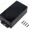 Carcasa universala TEKO COFFER ABS neagra 70mm x 125mm x 39mm