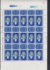 1990 LP 1245 a ZIUA MARCII POSTALE ROMANESTI COALA 15 DE MARCI + 15 VINIETE MNH, Nestampilat
