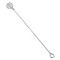 Bat metalic Pufo Honey pentru miere, 23 cm, argintiu