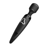 Vibrator Bagheta Body Wand, Negru, 25 cm, Pretty Love