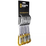 Set 6 Bucle Alpinism Singing Rock Colt 16, 11cm, Carabiniere Keylock, Ultrausoare, 26kN