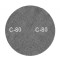 Disc abraziv velcro tip plasa, 225 mm, P80, Geko G78841