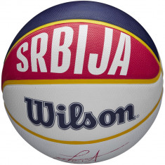 Mingi de baschet Wilson NBA Player Local Nikola Jokic Outdoor Ball WZ4006701XB albastru foto