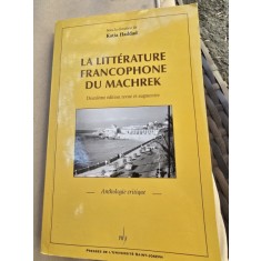 La litterature francophone du Machrek. Anthologie critique - Katia Haddad