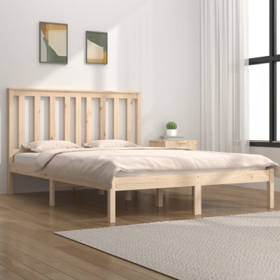 Cadru de pat, 120x200 cm, lemn masiv de pin GartenMobel Dekor foto