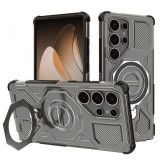 Husa pentru Samsung Galaxy S25 Ultra S938, Techsuit, Carbon Shield Pro, Neagra Deschisa
