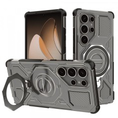 Husa pentru Samsung Galaxy S25 Ultra S938, Techsuit, Carbon Shield Pro, Neagra Deschisa