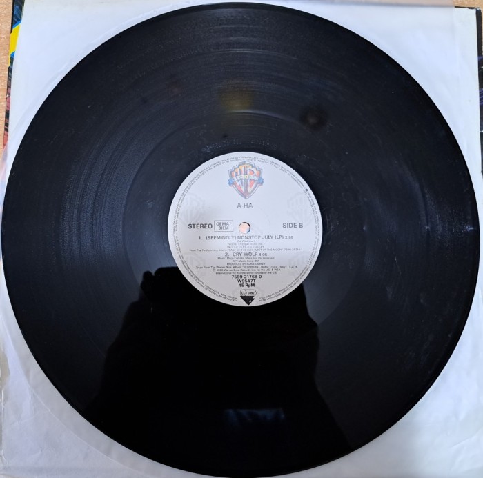 Disc vinil - a-ha - Crying In The Rain(12&quot;, Maxi)-Warner Bros. Records- 7599-21768-0
