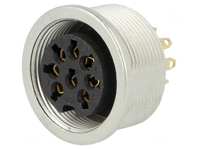 Conector M16 Soclu Mamă, 8 PIN, 5A 60V, IP68