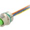 Soclu M12 4PIN D-Ethernet Montare Panou 0.5m
