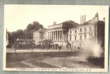 AD 134 C. P. VECHE -TOURS - LE PALAIS DE JUSTICE-ANIMATIE, TRAMVAI -FRANTA 1919, Circulata, Printata