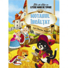 Motanul încălțat. Știu să citesc cu litere mari de tipar! - Paperback - *** - Aramis