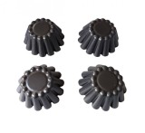 Cumpara ieftin Forma pentru Savarine, Set 4 cavitati, Gri, 10 cm, 327COF