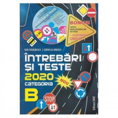 Întrebări și teste 2020. Categoria B + CD - Paperback brosat - Corneliu Ionescu, Dan Teodorescu - Shik