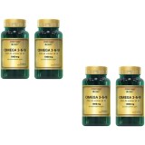 Pachet Ulei de Seminte de In (Omega 3-6-9) 1000mg 2x60cps + 2x30cps