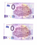 Bancnote souvenir Austria 0 euro Festung Hohensalzburg 2022-2, UNC, consecutive