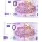 Bancnote souvenir Austria 0 euro Festung Hohensalzburg 2022-2, UNC, consecutive