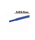 Tub termocontractibil albastru 4.8mm/ 2.4mm 0.5m, Oem