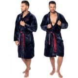 Halat de baie Roger Navy Red Men m