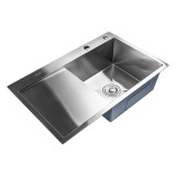 Chiuveta Bucatarie Inox alimentar SUS304 B&Ouml;HM BH7849RS Satin 780x490x220 mm