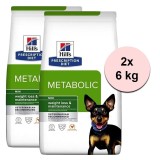 Hill&amp;#039;s Prescription Diet Canine Metabolic Mini 2 x 6 kg, Hill&#039;s
