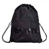 Geanta sport, Sports, Cu buzunar, 33 x 42 cm, Neagra