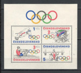 Cehoslovacia.1984 Olimpiada de vara LOS ANGELES-Bl. XC.571, Nestampilat
