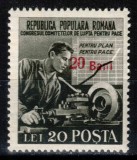 Romania 1952, LP 307, Lupta pentru pace (supratipar), MNH!, Nestampilat