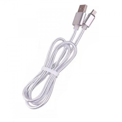 Incarcator si Cablu de date USB la Micro USB Invelis Nylon 100cm 2B012 XXM foto