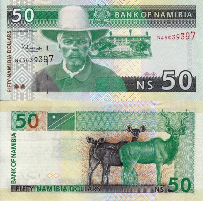 NAMIBIA 50 dollars ND 2003 UNC!!! foto