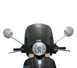 Parbriz mediu fumuriu inchis &quot;New Design&quot; Vespa LX 50-125-150cc - prinderi parbriz negre