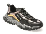 Pantofi sport BITE THE BULLET negri, 20312, din material textil